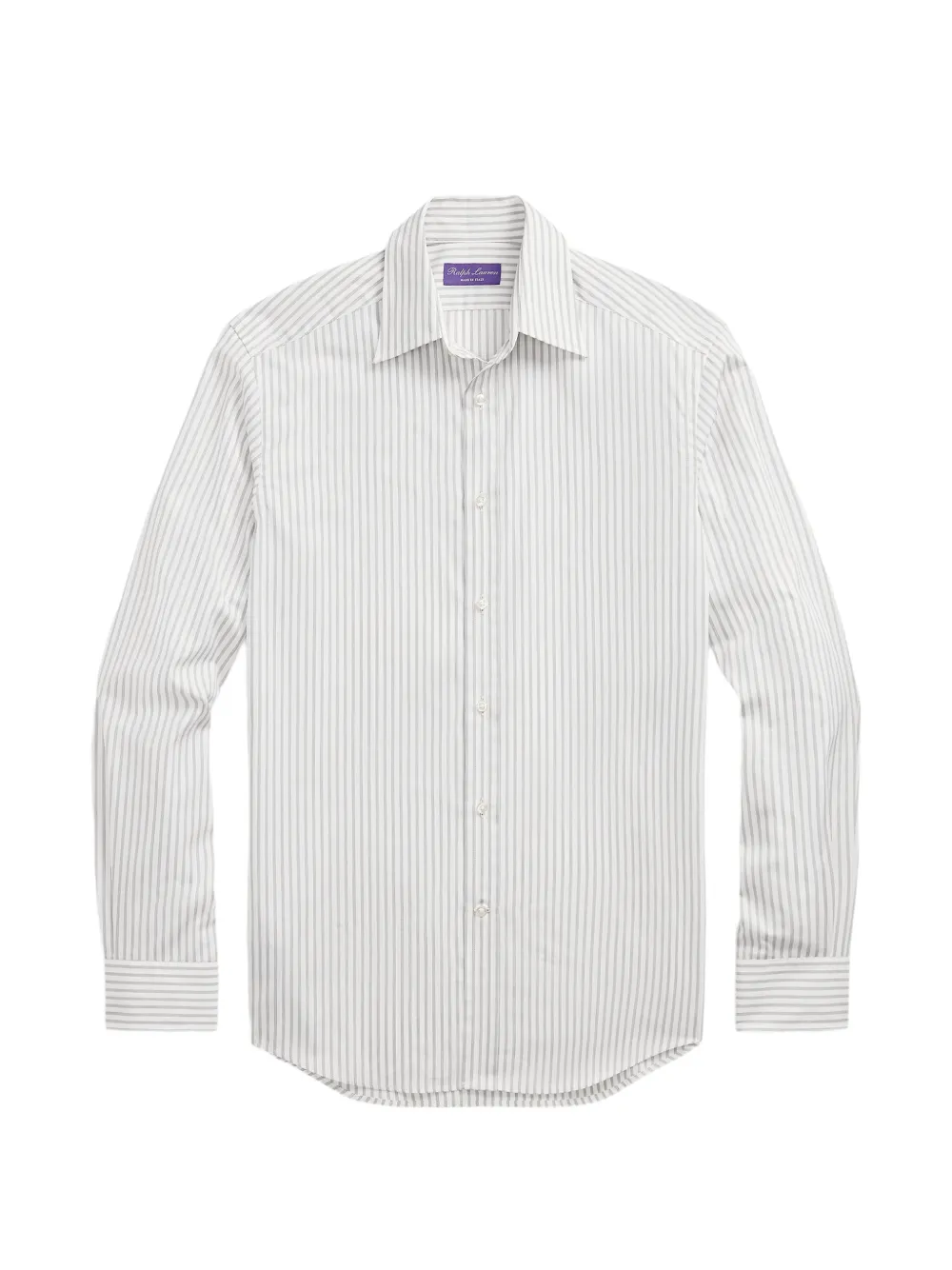 Ralph Lauren Purple Label vertical-stripe shirt Wit
