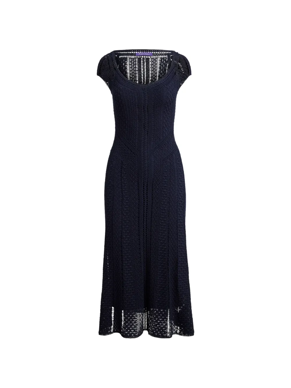 Ralph Lauren Collection scoop-neck midi dress Blauw