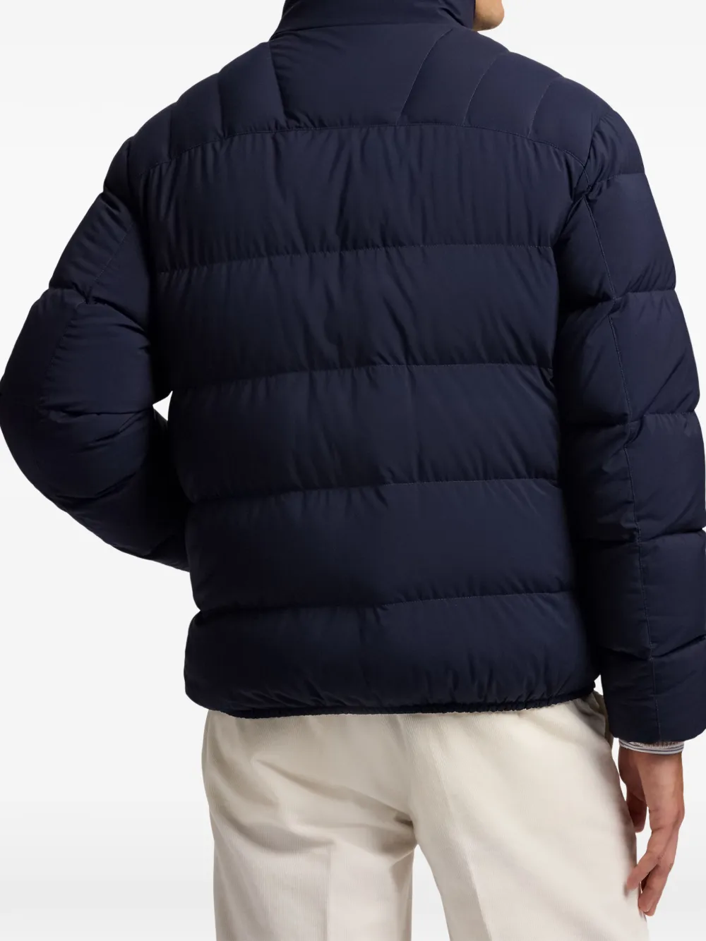 Ralph Lauren Purple Label quilted-pattern padded jacket Blauw