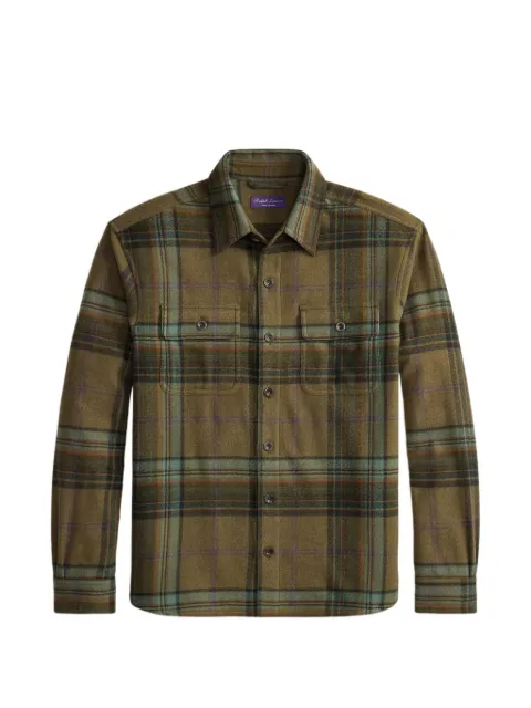 Ralph Lauren Purple Label plaid-pattern shirt