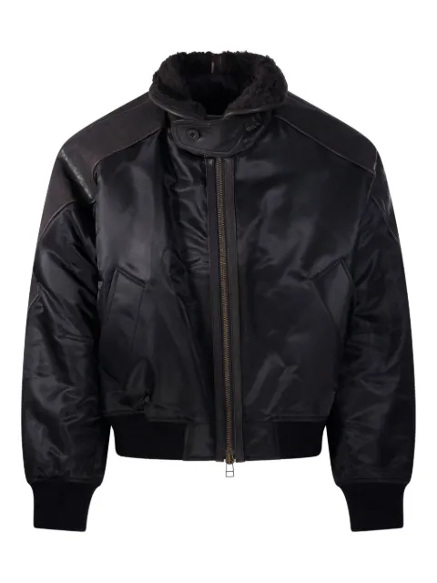 COOR shearling-collar jacket