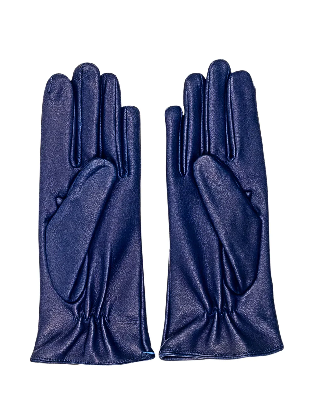 Orciani Logo-detail Gloves In Blue