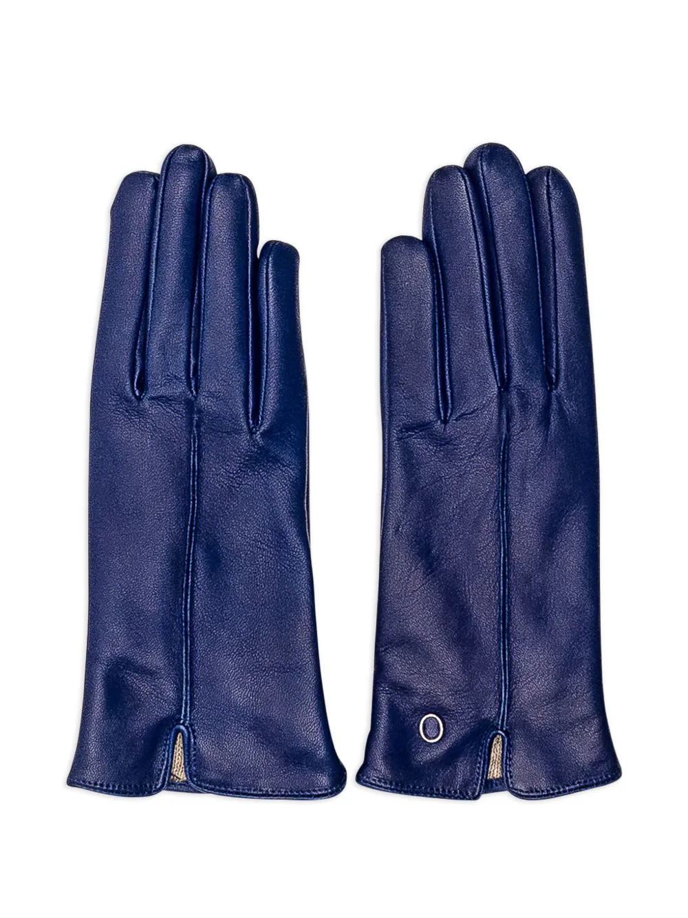 Orciani Handschoenen met logodetail Blauw