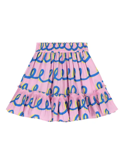 Stella McCartney Kids falda con pliegues