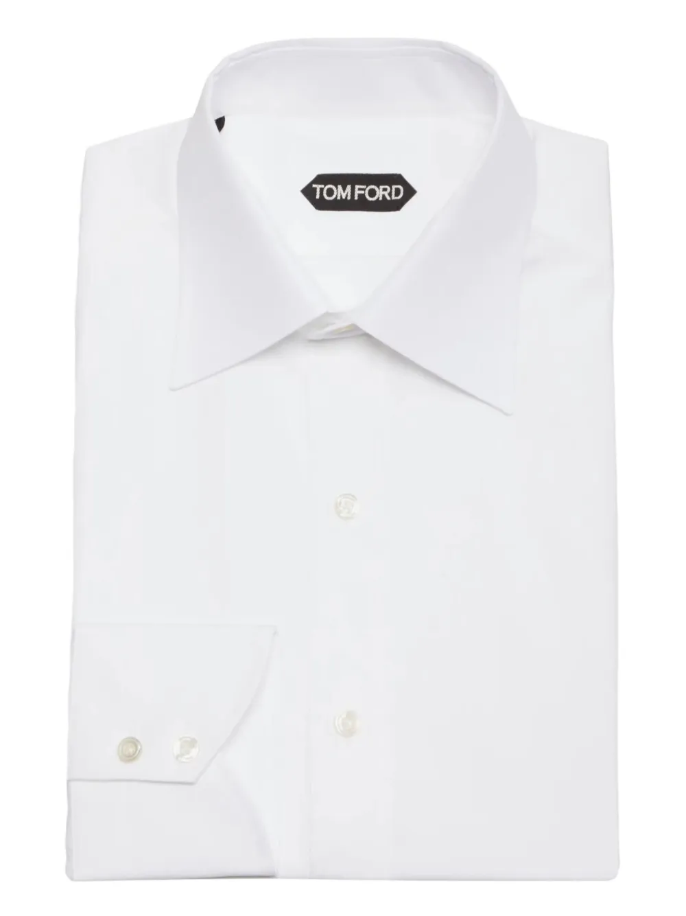 TOM FORD buttoned cotton shirt - ホワイト