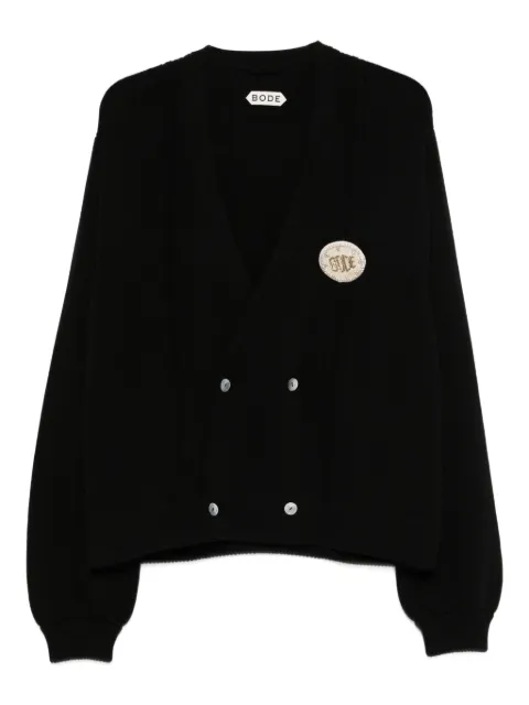 BODE button appliqué cardigan