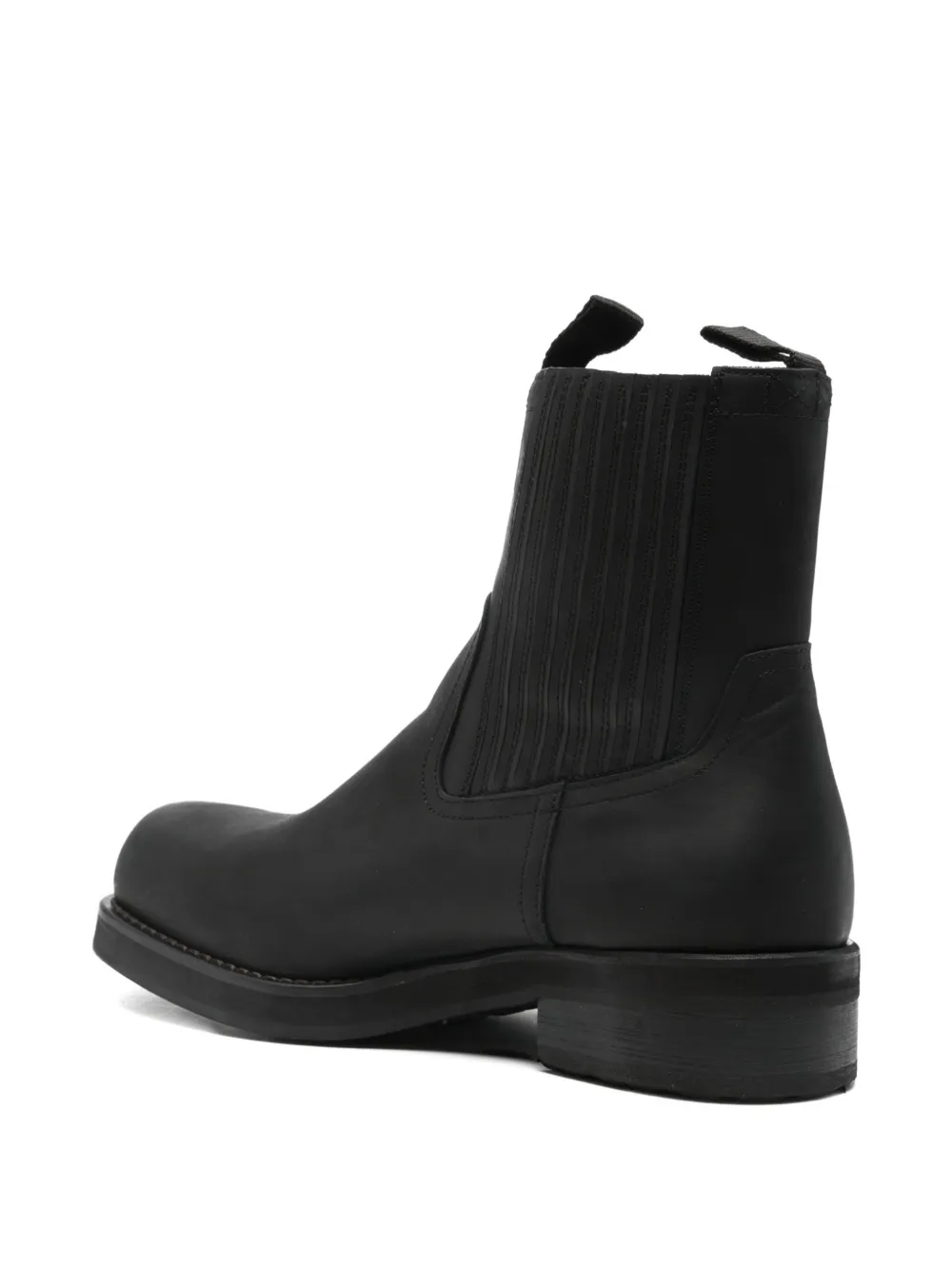 Paura 40 mm leren Chelsea laarzen Zwart