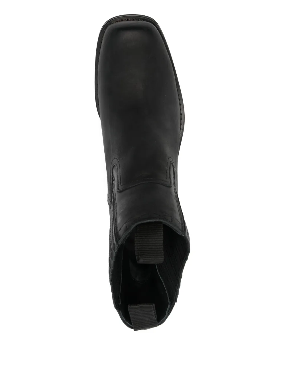 Paura 40 mm leren Chelsea laarzen Zwart