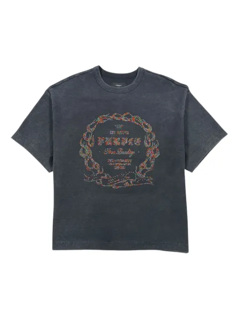 Purple Brand textured jersey T-shirt