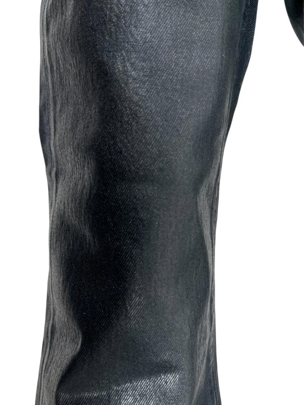 Purple Brand Gecoate flared jeans Zwart