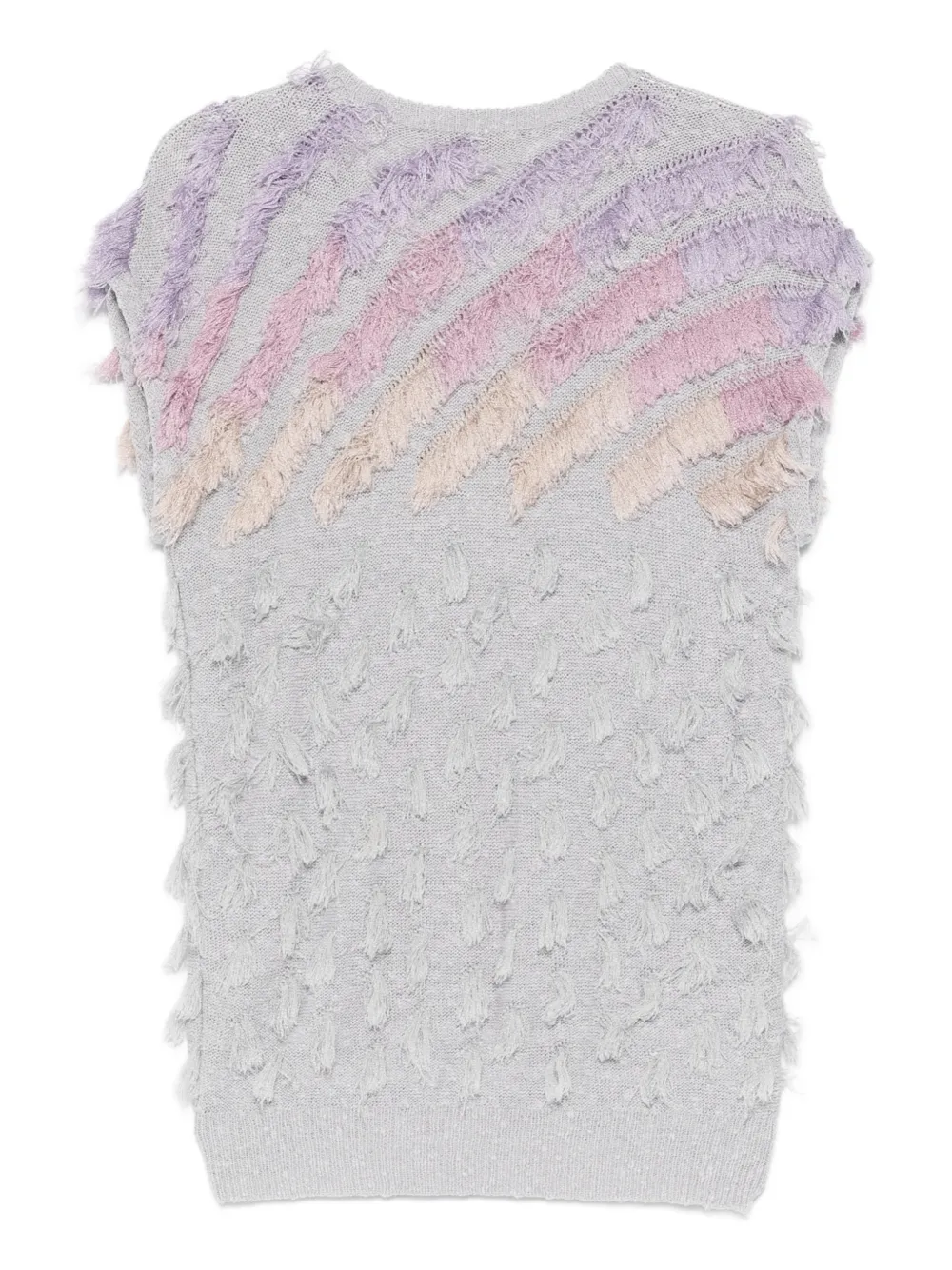 Issey Miyake Pre-Owned top con flecos 1980 | Image 2