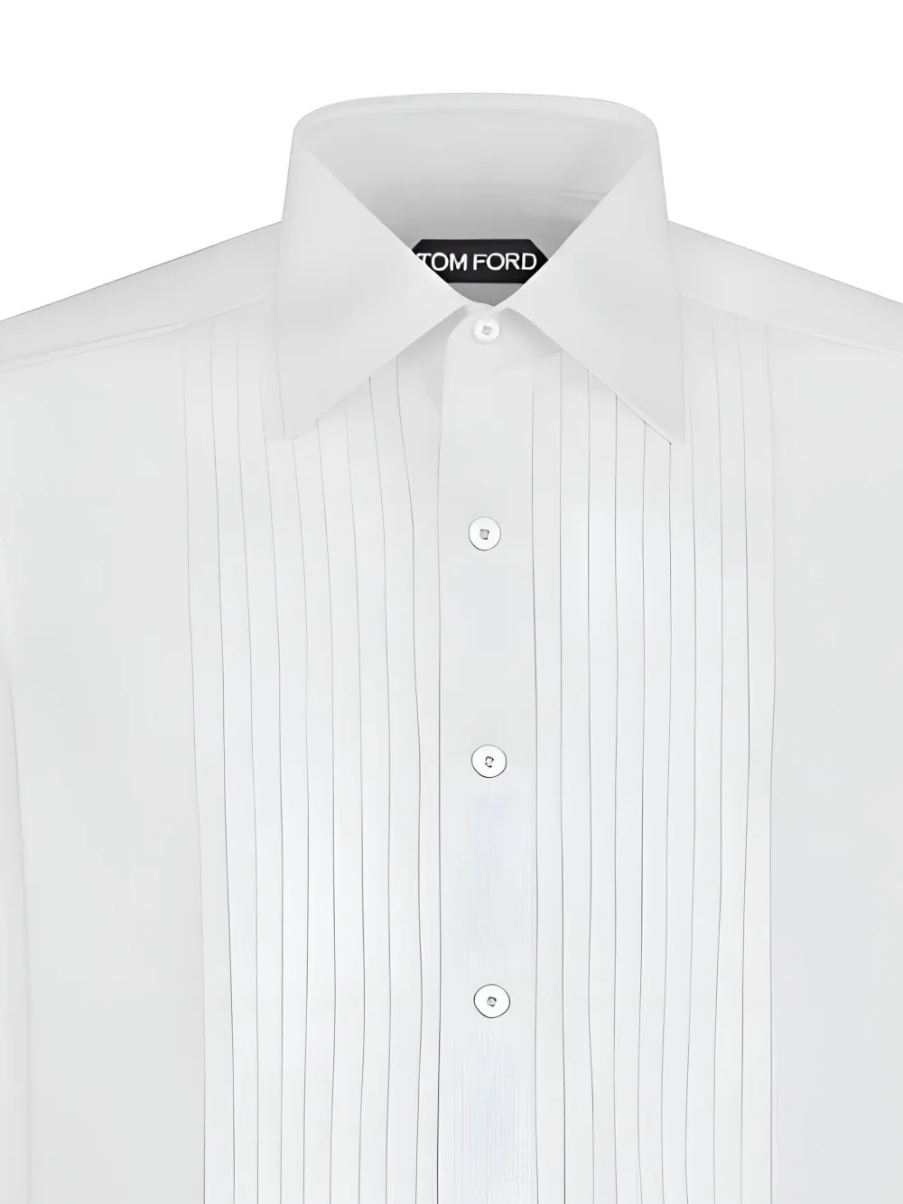 TOM FORD Overhemd met puntige kraag - Wit