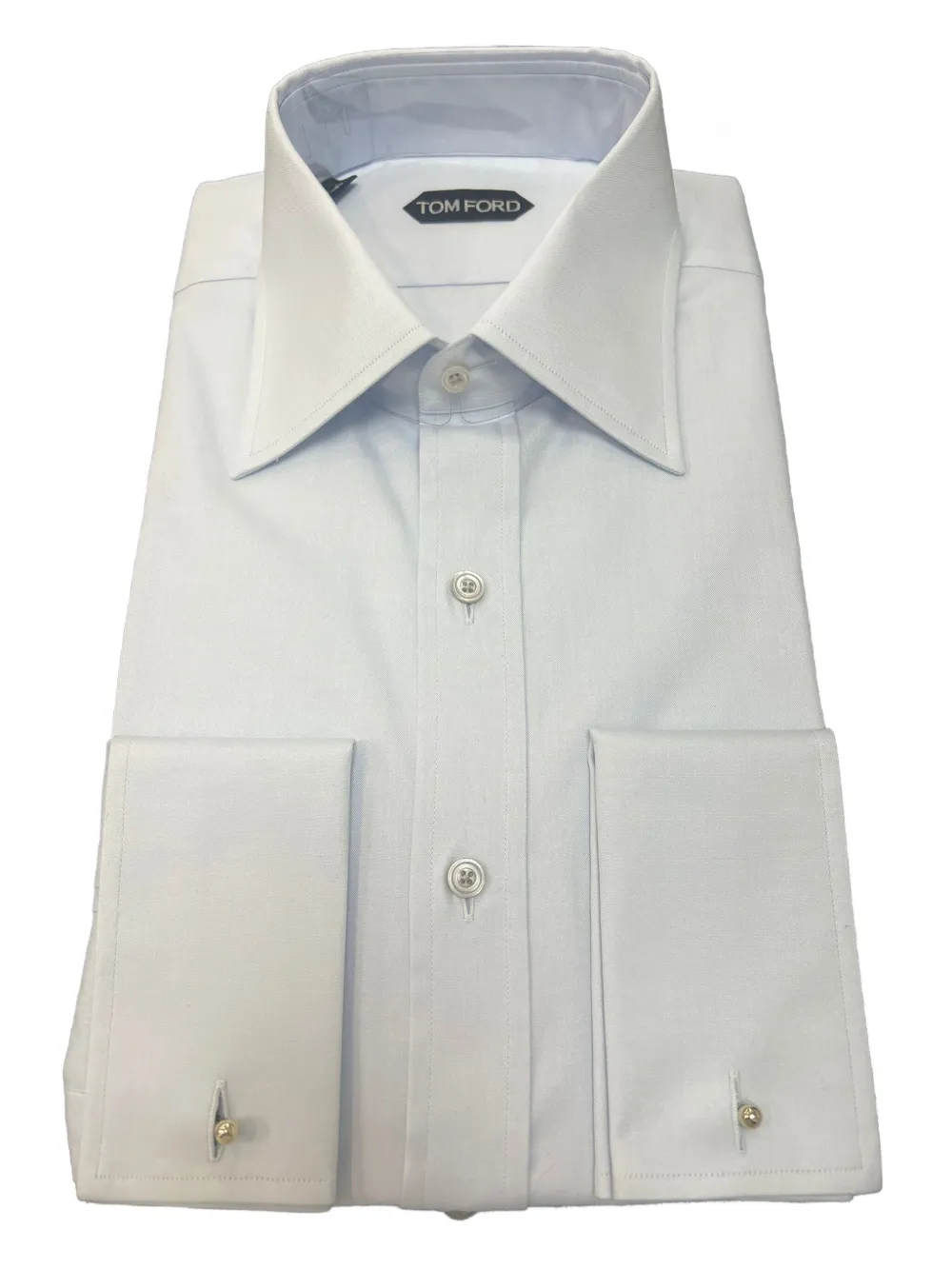 TOM FORD button-closure shirt - ブルー TOM FORD button-closure shirt - ブルー