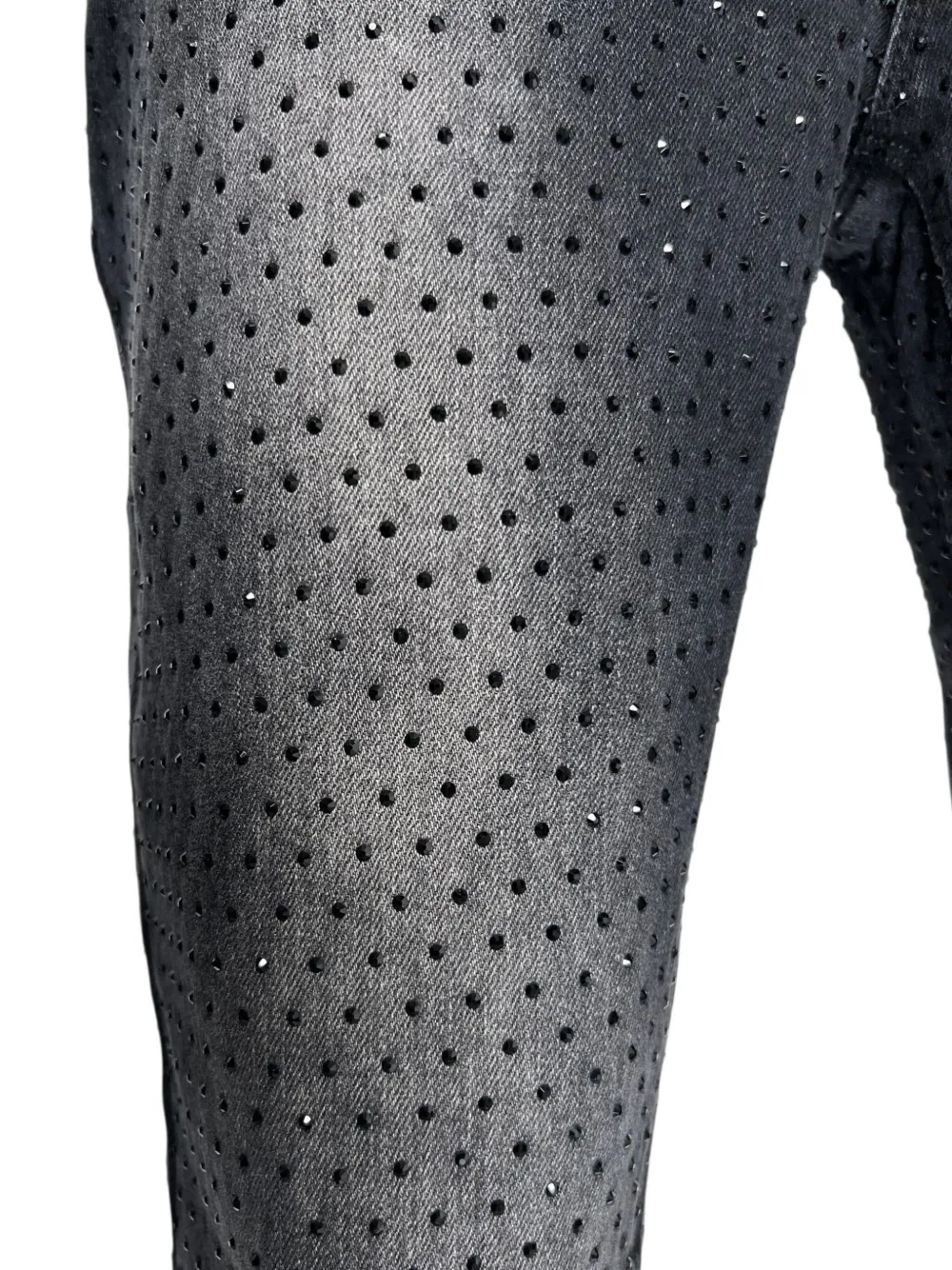 RTA Bryant jeans met kristallen Zwart