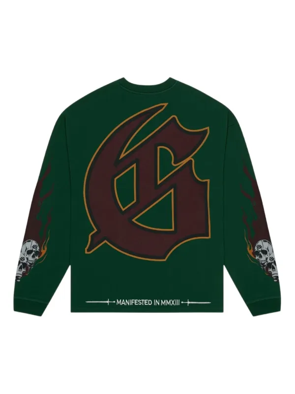 GODSPEED Art Piece long-sleeve Sweatshirt | Green | FARFETCH