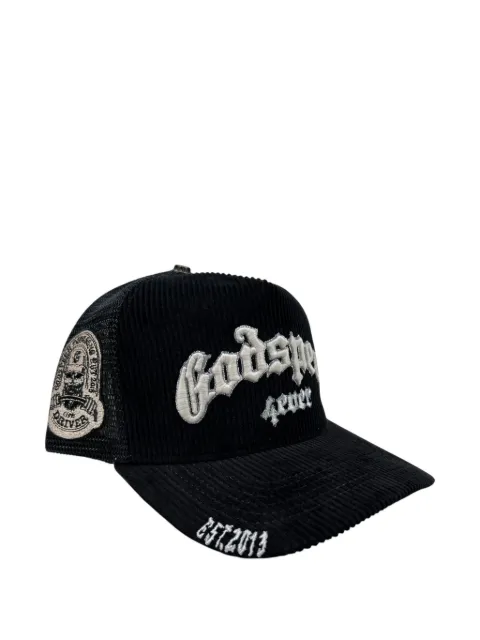 GODSPEED corduroy embroidered trucker hat
