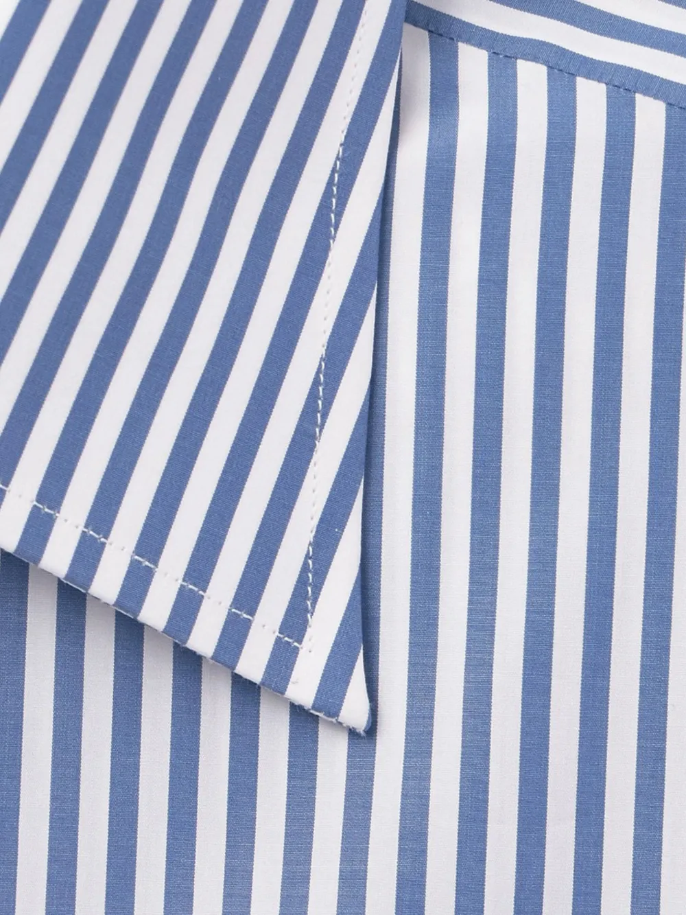 TOM FORD Gestreept overhemd met knoop - Blauw