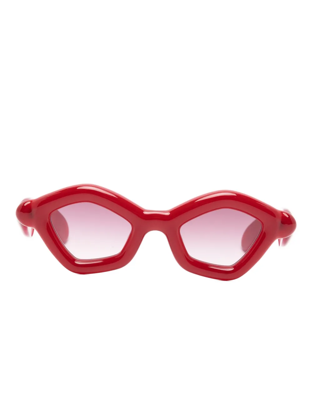 Paloceras Pebble geometric-frame sunglasses | Red | Image 1