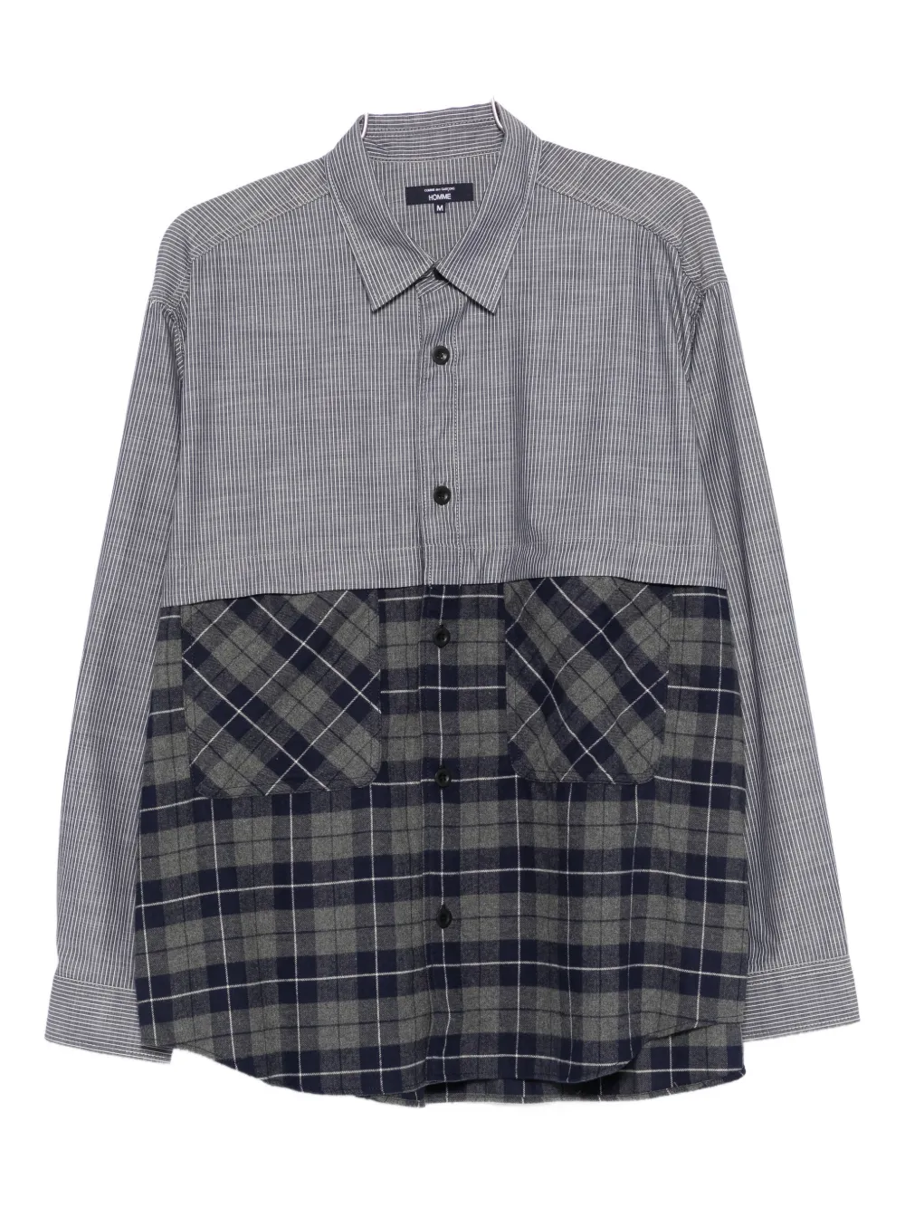 Comme des Garçons Homme Camicia a righe - Grigio
