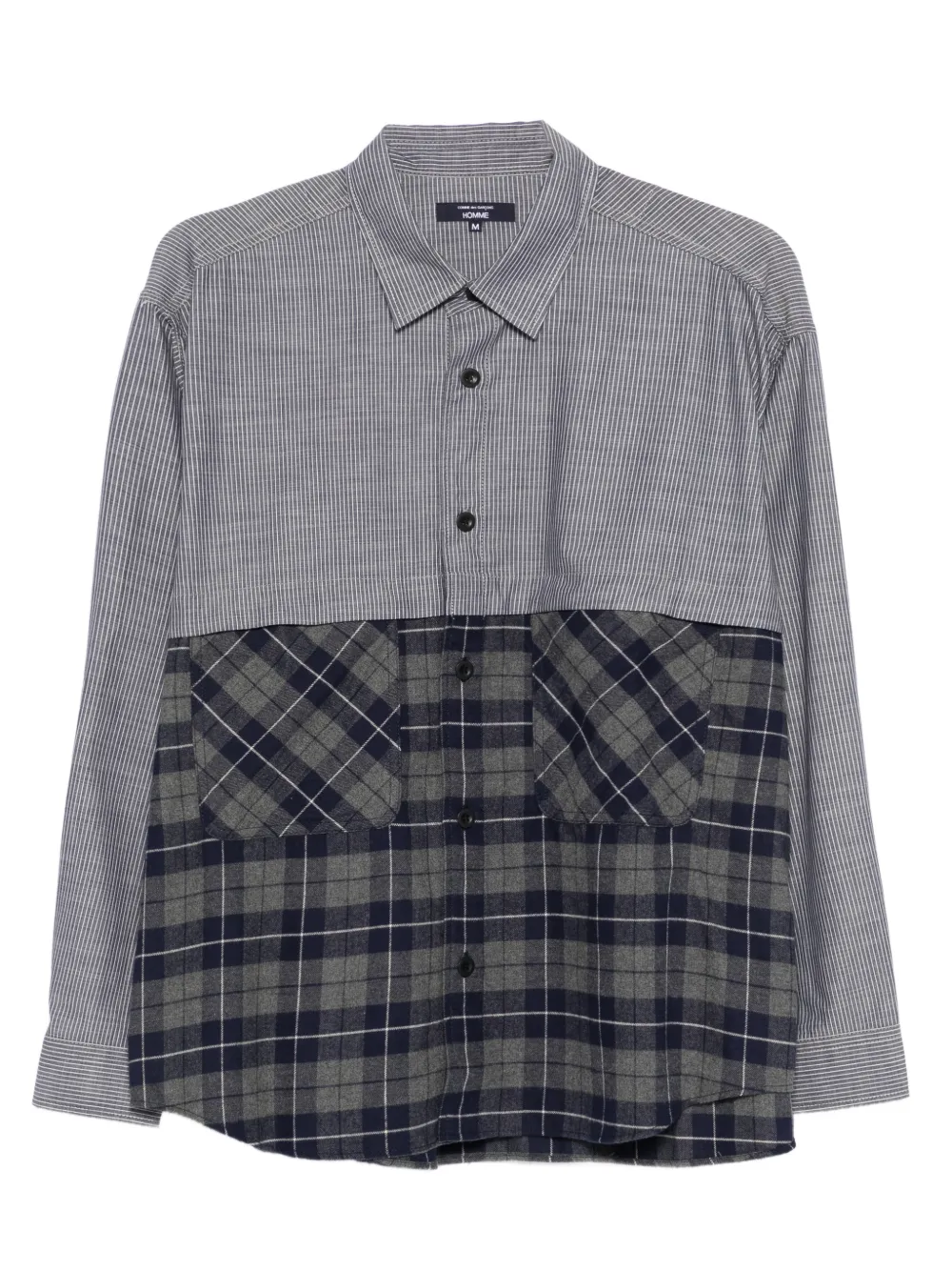 Comme des Garçons Homme Camicia a righe - Grigio