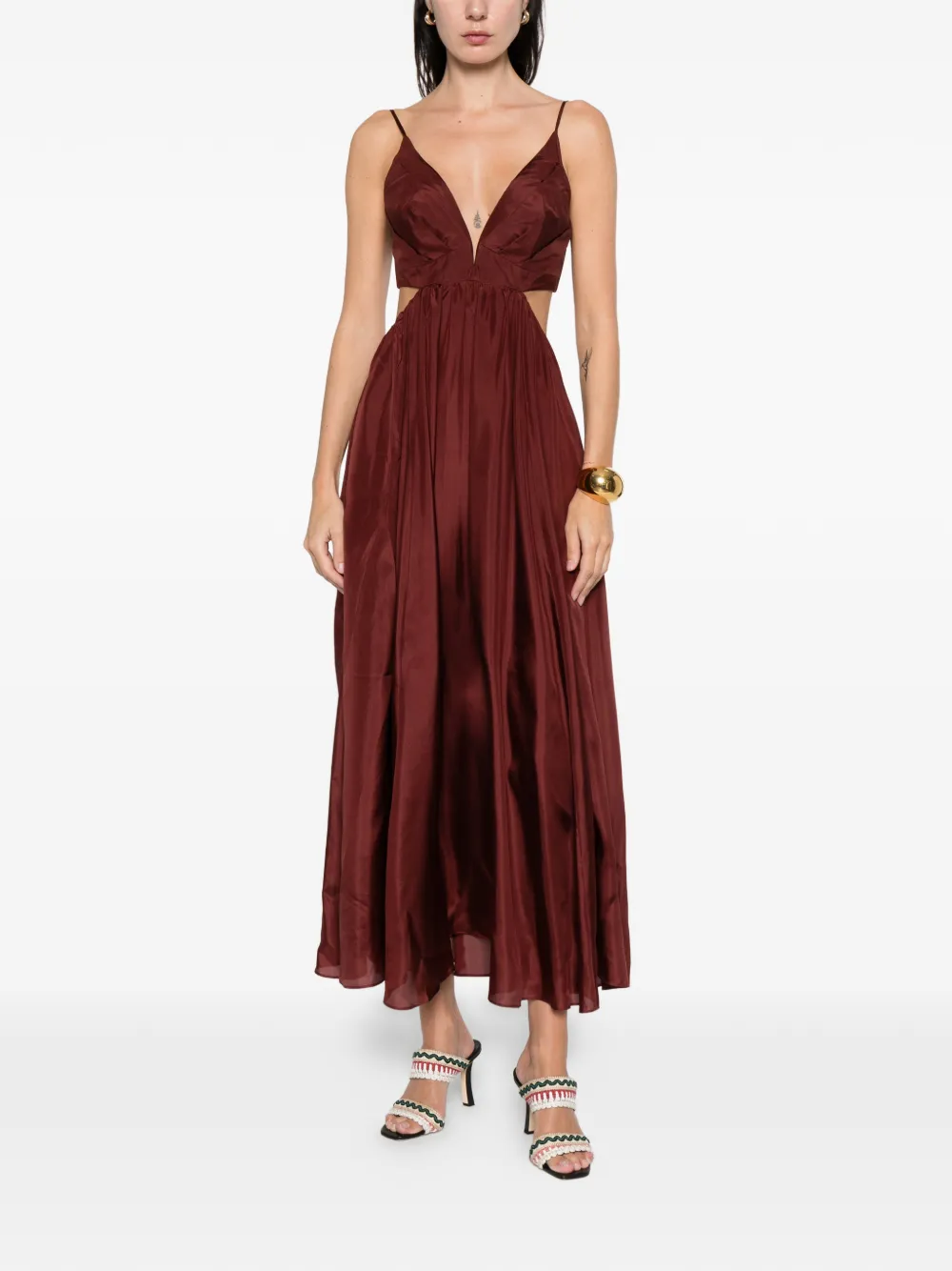 ZIMMERMANN cutout dress - Bruin