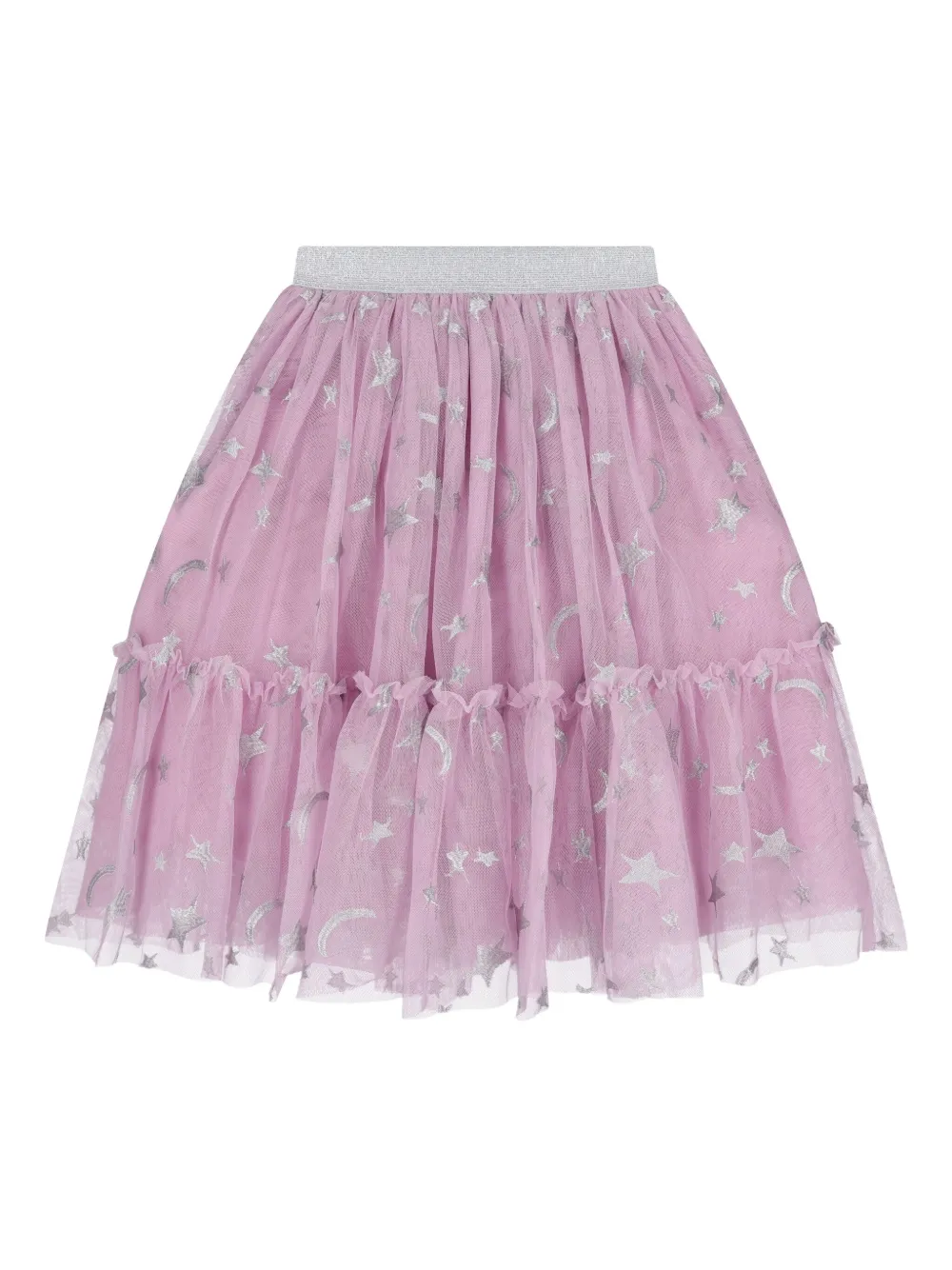 Stella McCartney Kids Rok met geborduurde tule Roze