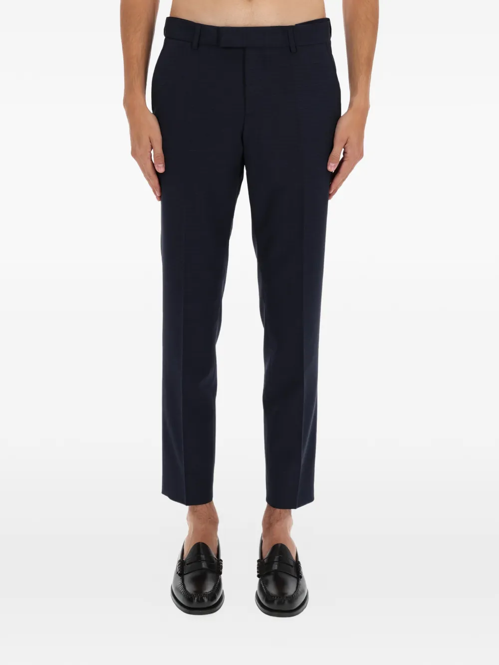 BOSS slim-fit trousers - Blauw