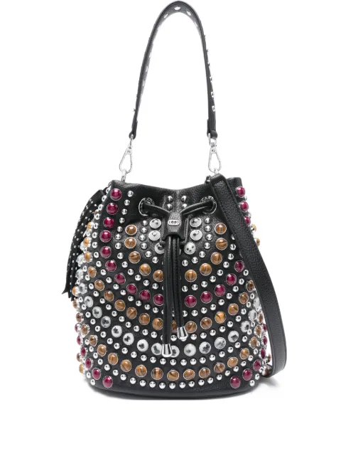 La Carrie Andromeda studded bucket bag