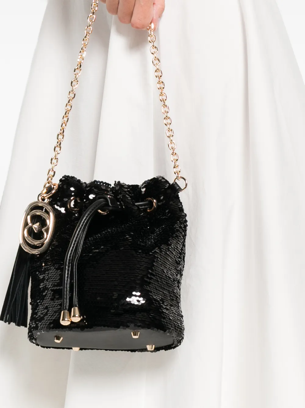La Carrie Night Edition sequined bucket bag | Image 2