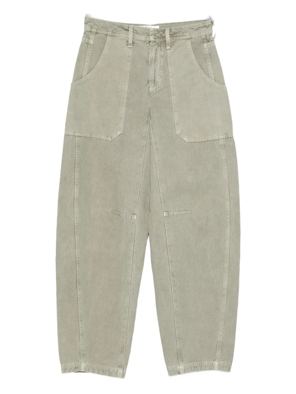 Slvrlake Rookie Patch-pocket Cargo Jeans In Green