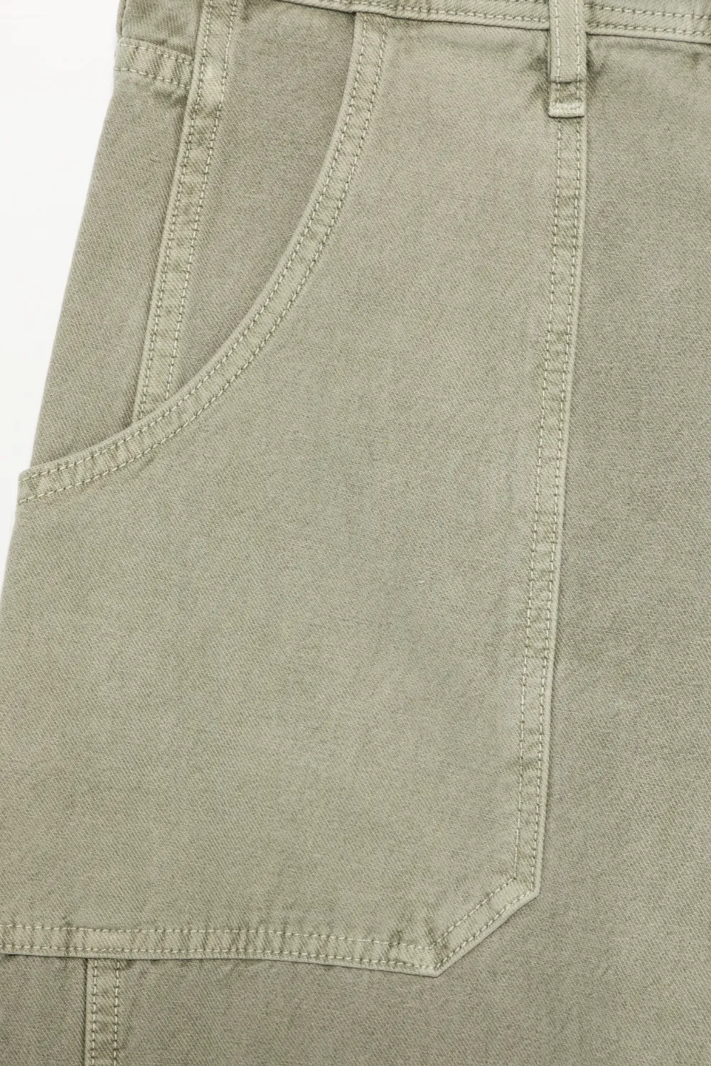 SLVRLAKE Rookie patch-pocket cargo jeans - Groen