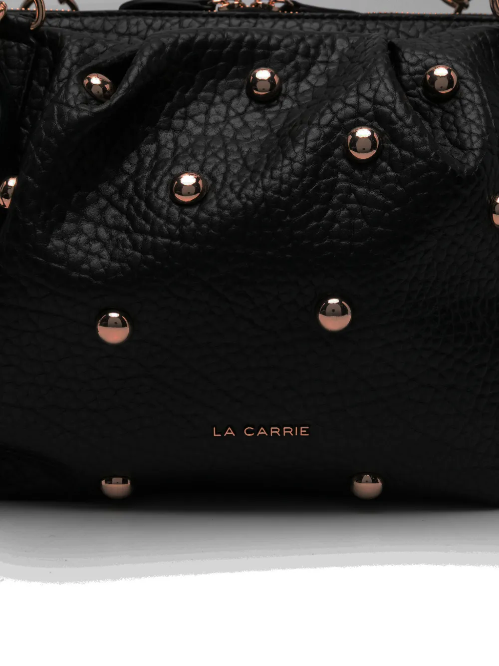 La Carrie Navajo Studded Tote Bag In Black