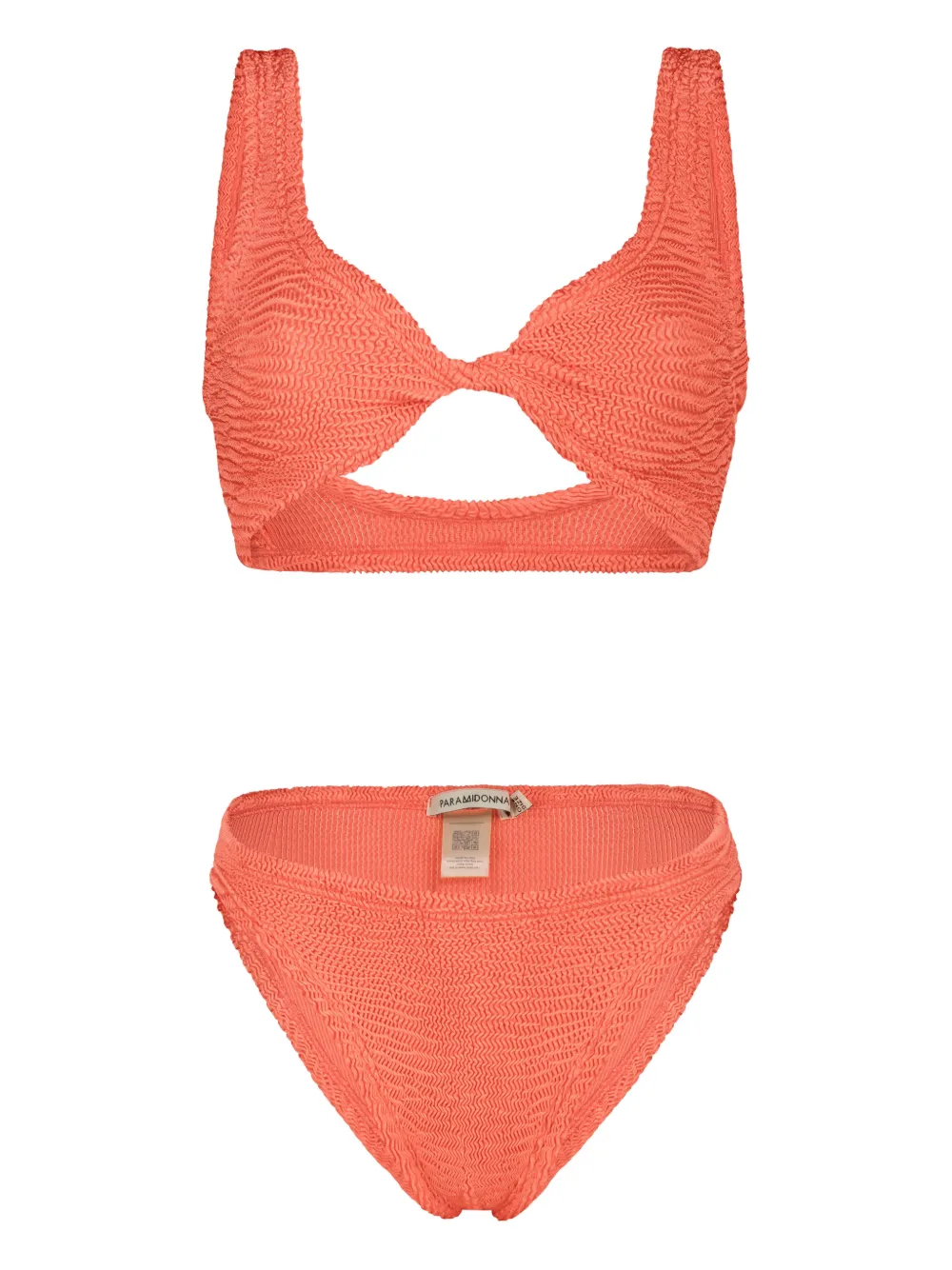 PARAMIDONNA Costume intero Donika con cut-out - Arancione