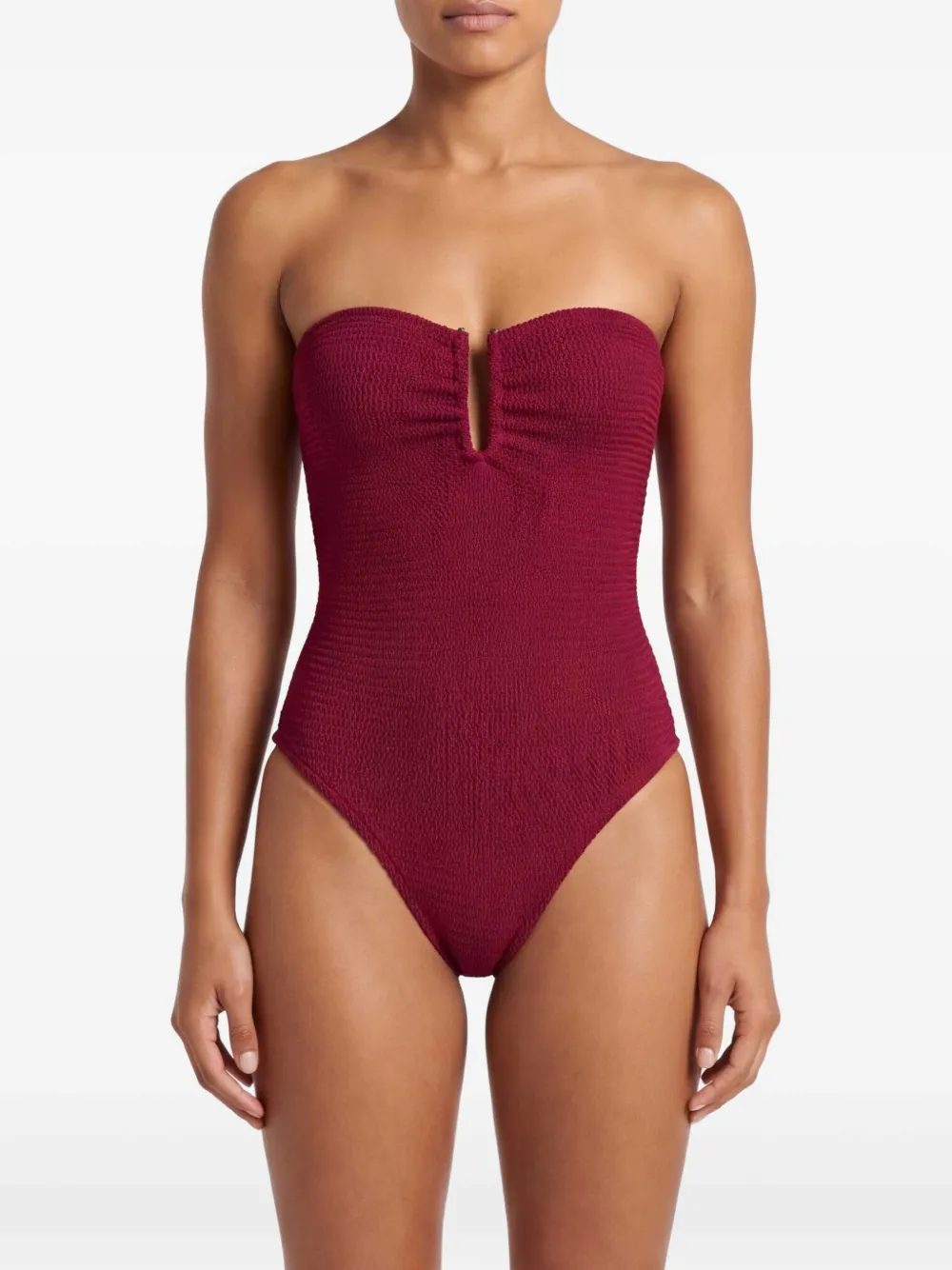 PARAMIDONNA Frida badpak met textuur Rood