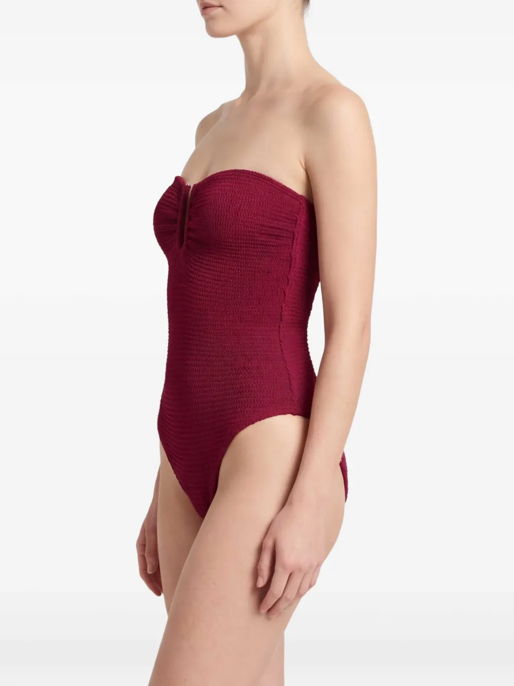 PARAMIDONNA Frida badpak met textuur Rood