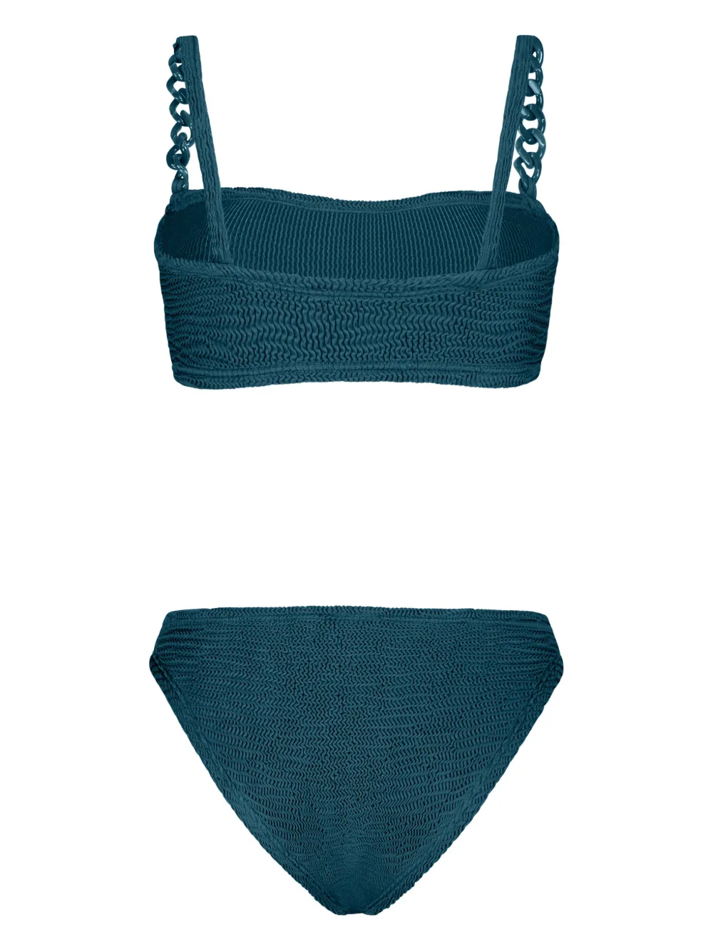 Paramidonna Penelope Chain-straps Bikini In Blue