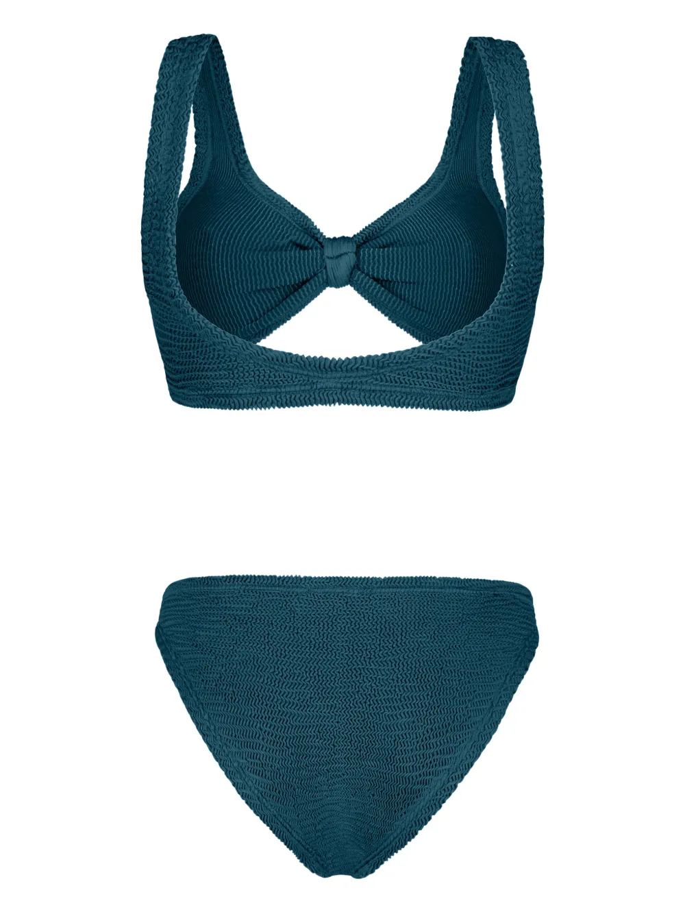 Paramidonna Salma Knot Two Piece Swimsuit In Blue