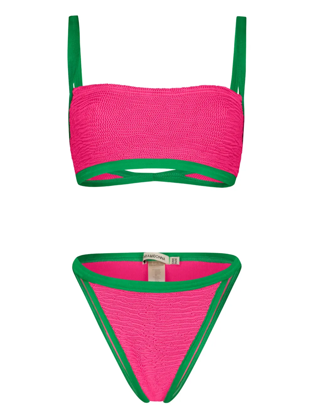 PARAMIDONNA Strukturierter Ava Bikini | Rosa | Image 1