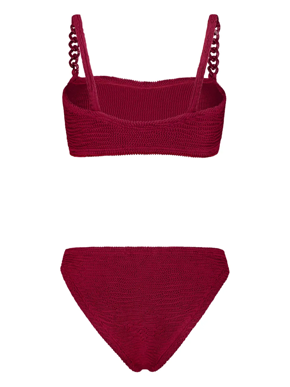 Paramidonna Penelope Chain-straps Bikini In Red