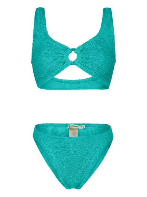 PARAMIDONNA Irina textured ring-detail bikini