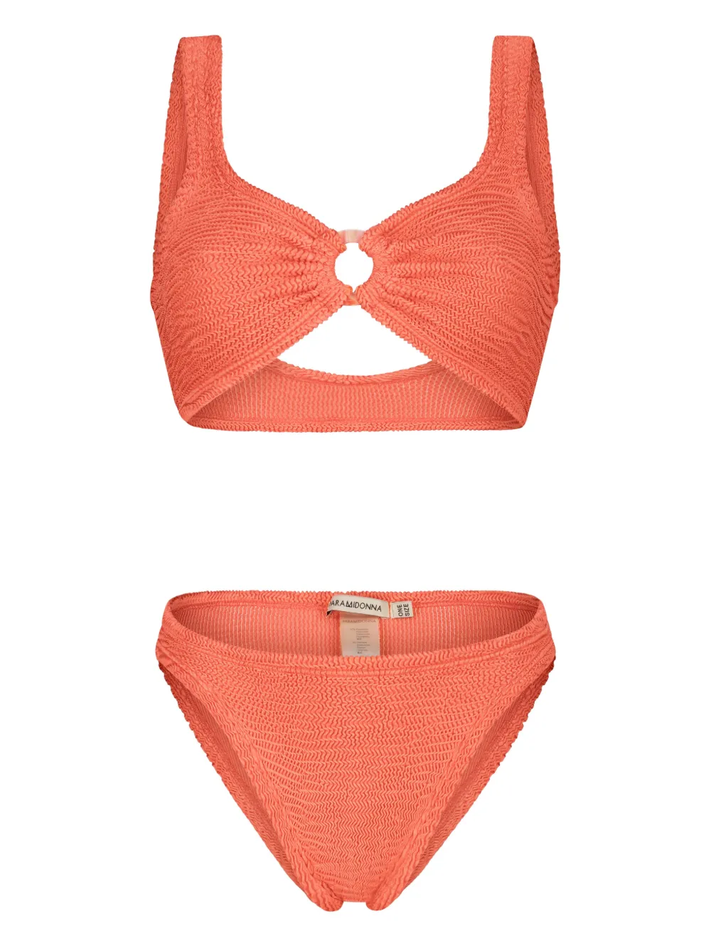 PARAMIDONNA Bikini Irina con anello - Arancione