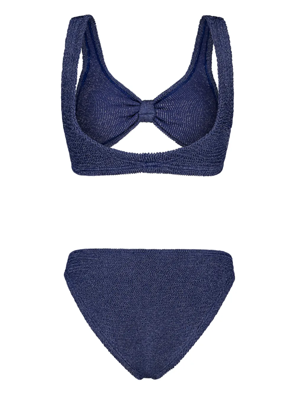 Paramidonna Salma Bow-design Bikini In Blue