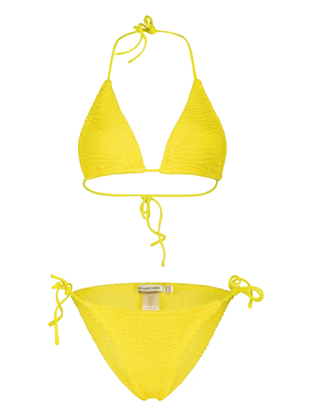 PARAMIDONNA Costume intero due pezzi Ema - Giallo