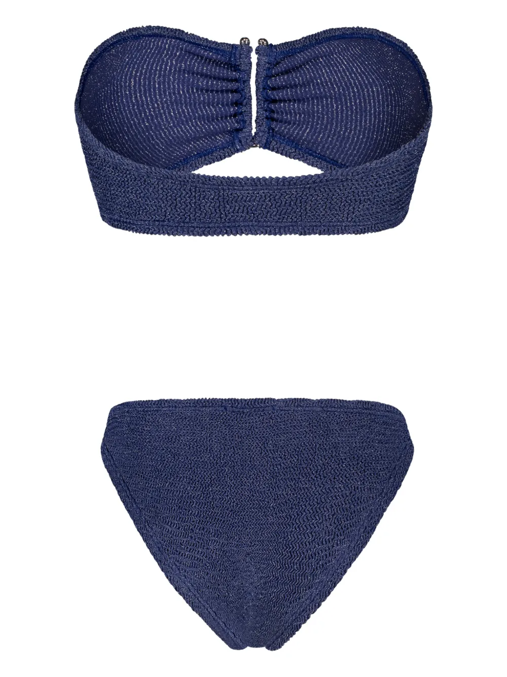 Paramidonna Frida Textured Bikini In Blue