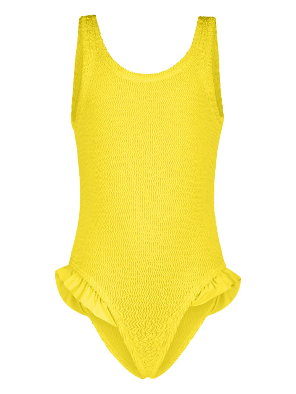 Paramidonna Kids' Lili One-piece Swimsuit In Yellow