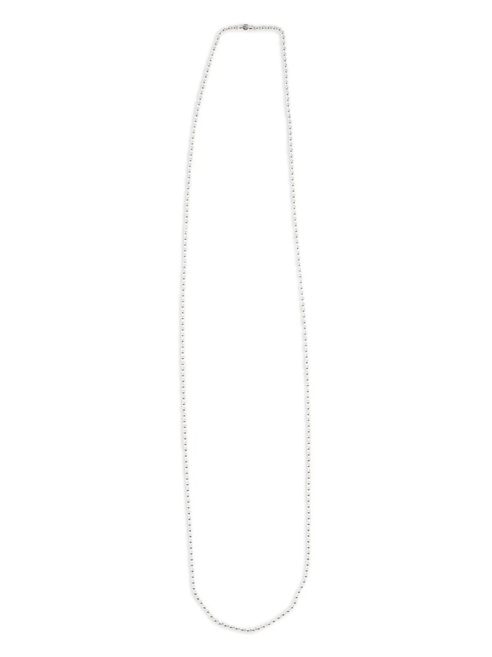 Chrome Hearts ball chain necklace - Argento