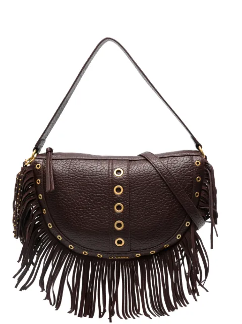 La Carrie fringed shoulder bag
