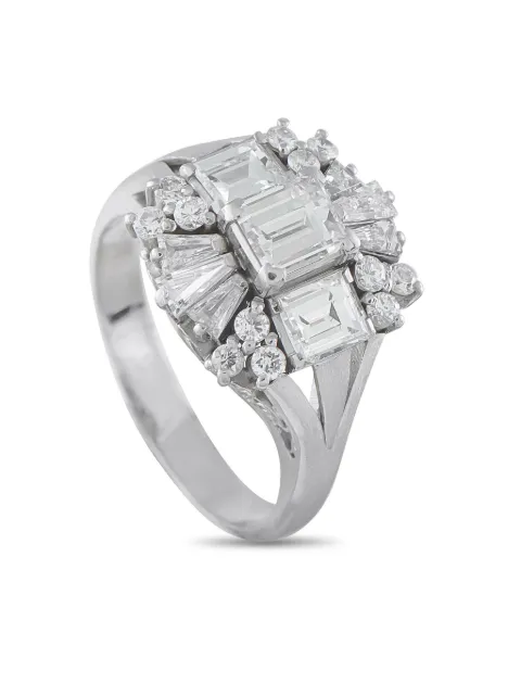 LB Exclusive platinum diamond ring