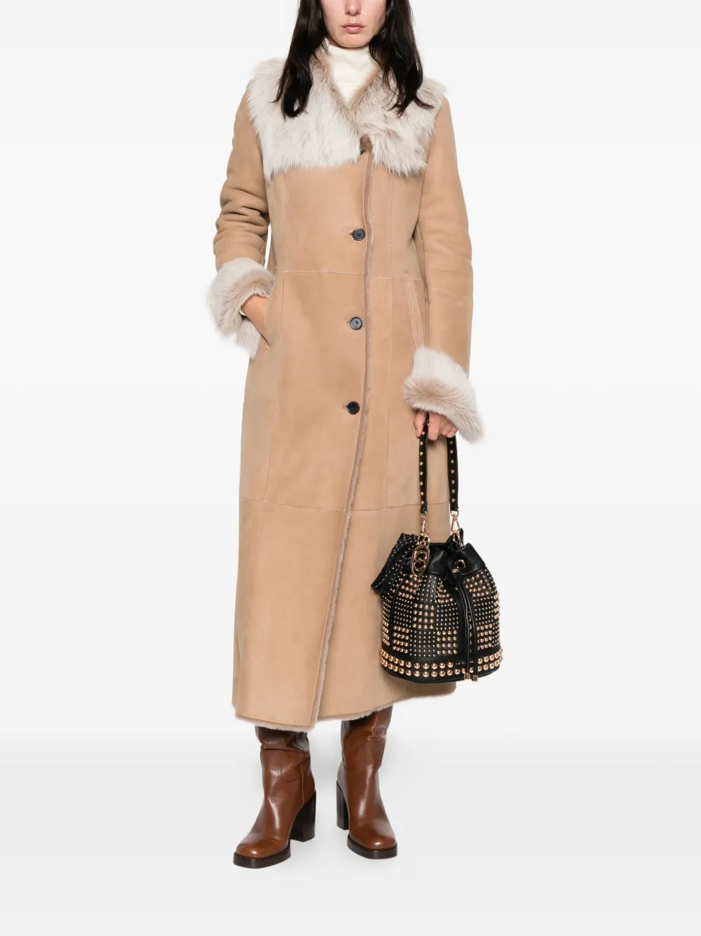 La Carrie Planet studded tassel bucket bag | Image 2