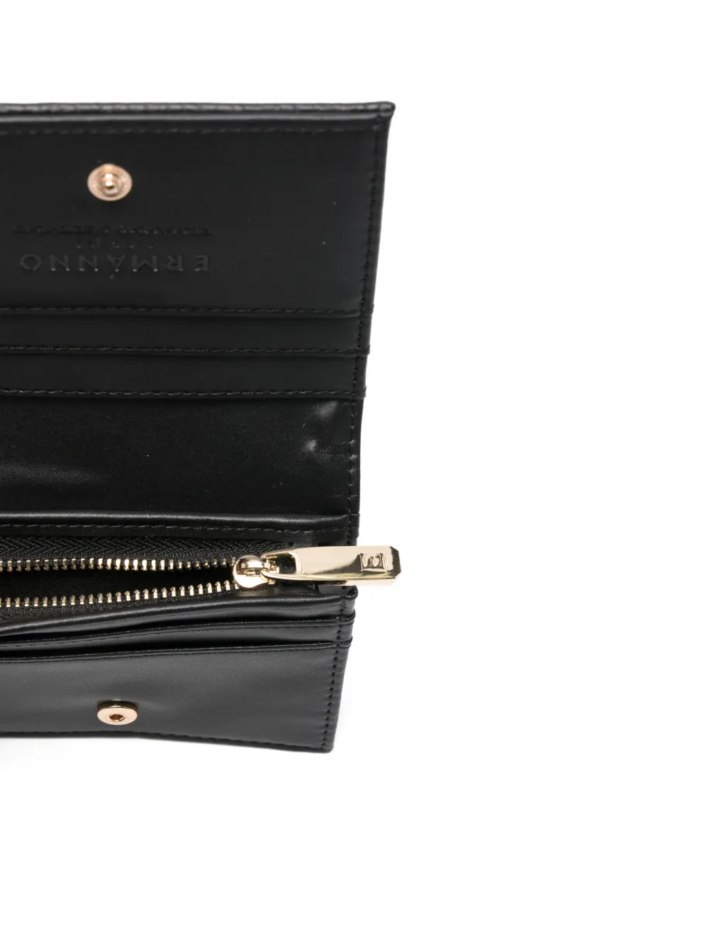 Ermanno Firenze Victoria Logo Wallet In Black